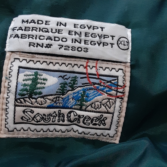 SOUTH CREEK, made in Egypt, Polyester Blend Storm Coat, XLT - Picture 2 of 12